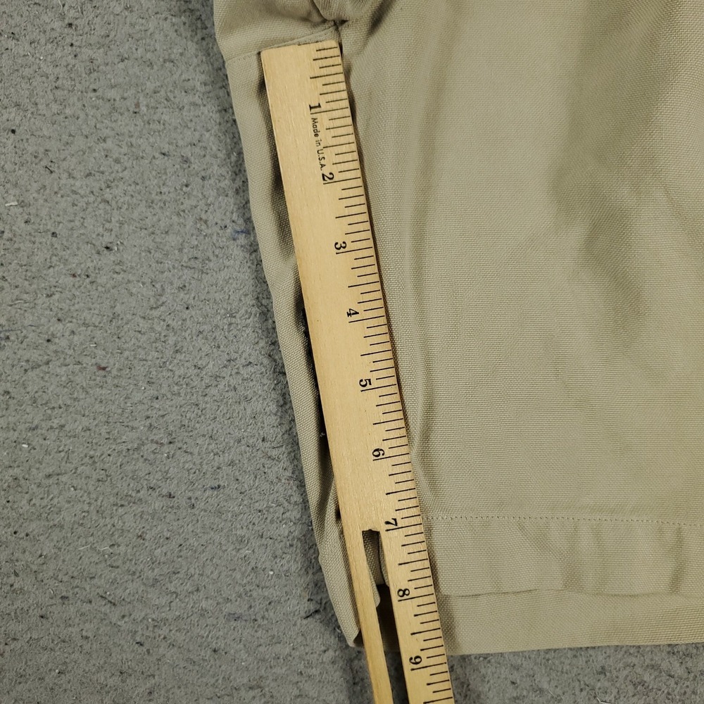 Tommy Bahama Shorts Mens Size 33 Beige Silk Casual Pleated Chino - Picture 6 of 8